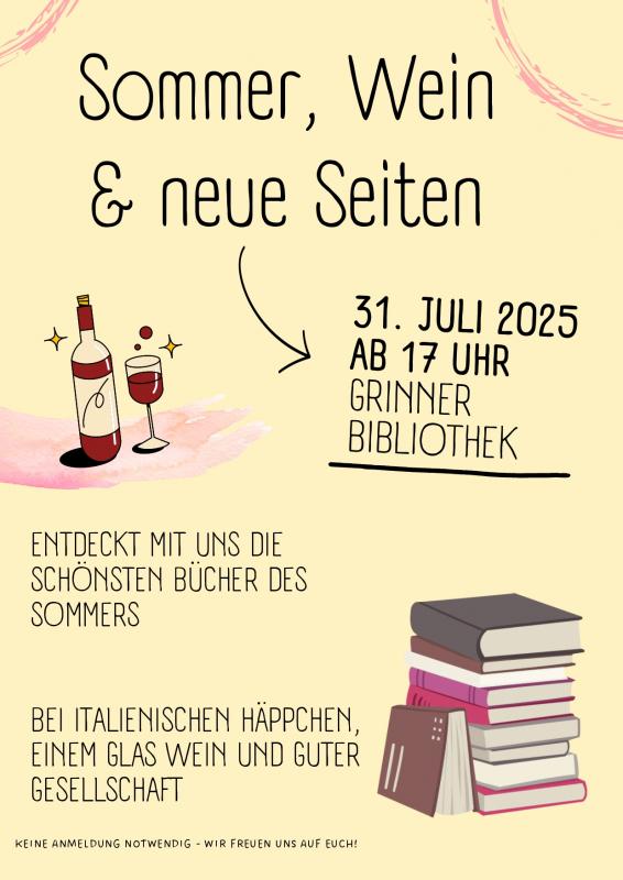 Sommer, Wein & neue Seiten 2025