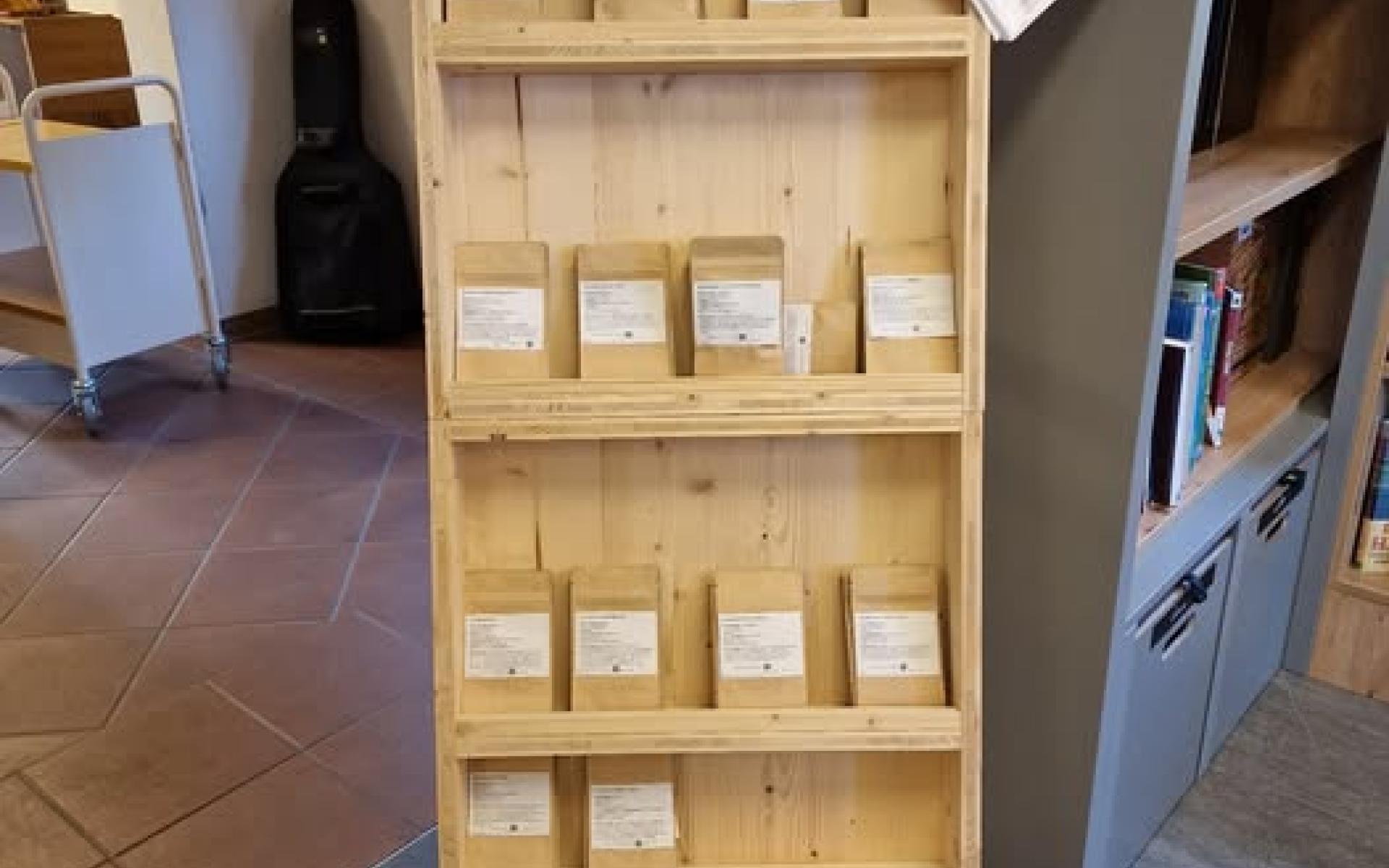 Saatgutbibliothek in der Grinner Bibliothek